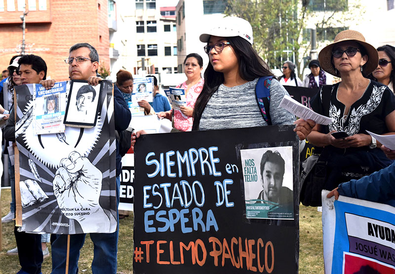 Milena Pacheco: “Sin línea de investigación se busca a Telmo Orlando Pacheco”