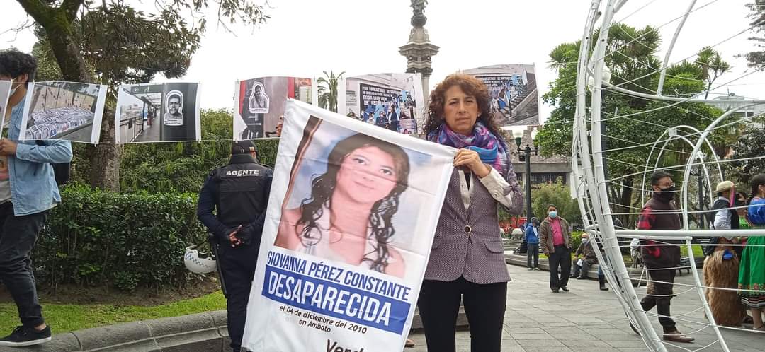 Plantón de exigencia por Giovanna Pérez Constante se realizará en Quito