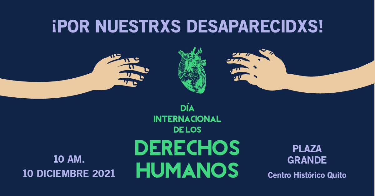 Jornada por el Día Internacional de los Derechos Humanos y nuestrxs desaparecidxs
