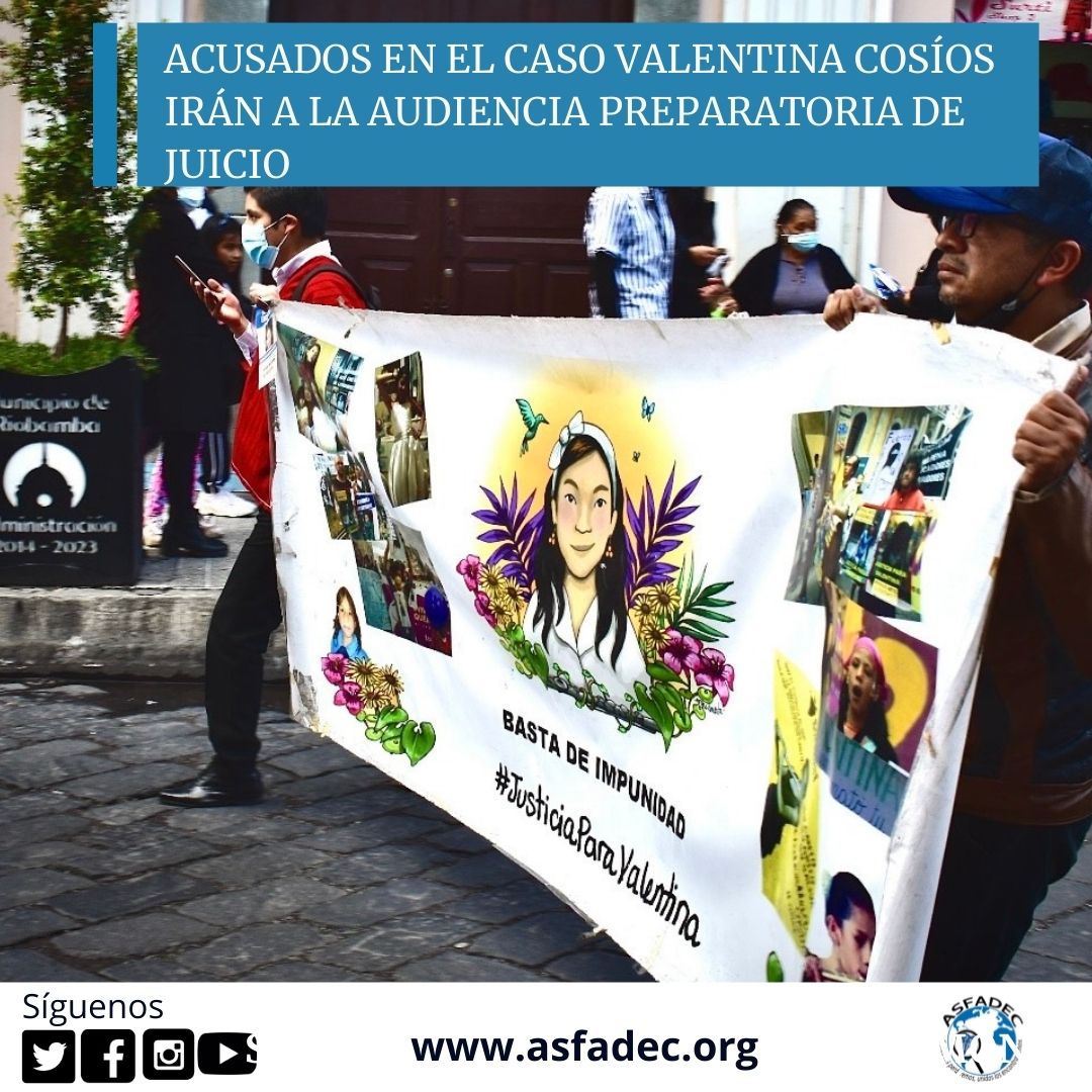 Acusados en el caso Valentina Cosíos irán a la audiencia preparatoria de juicio