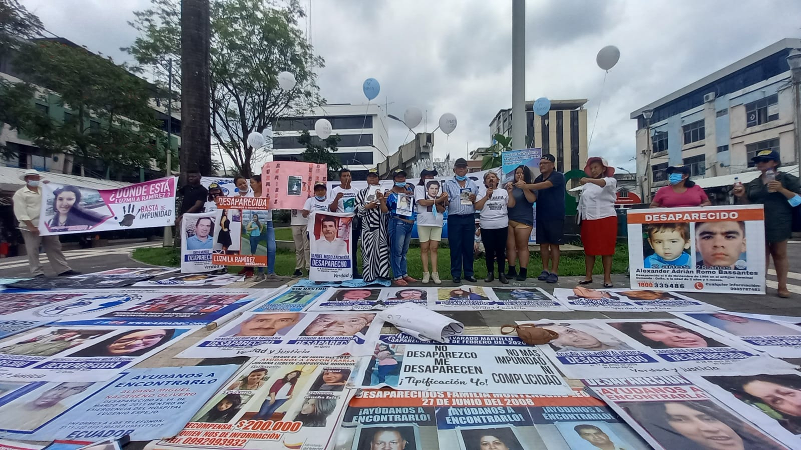 La Segunda Caravana por las personas desaparecidas y encontradas sin vida concluyó en Quevedo